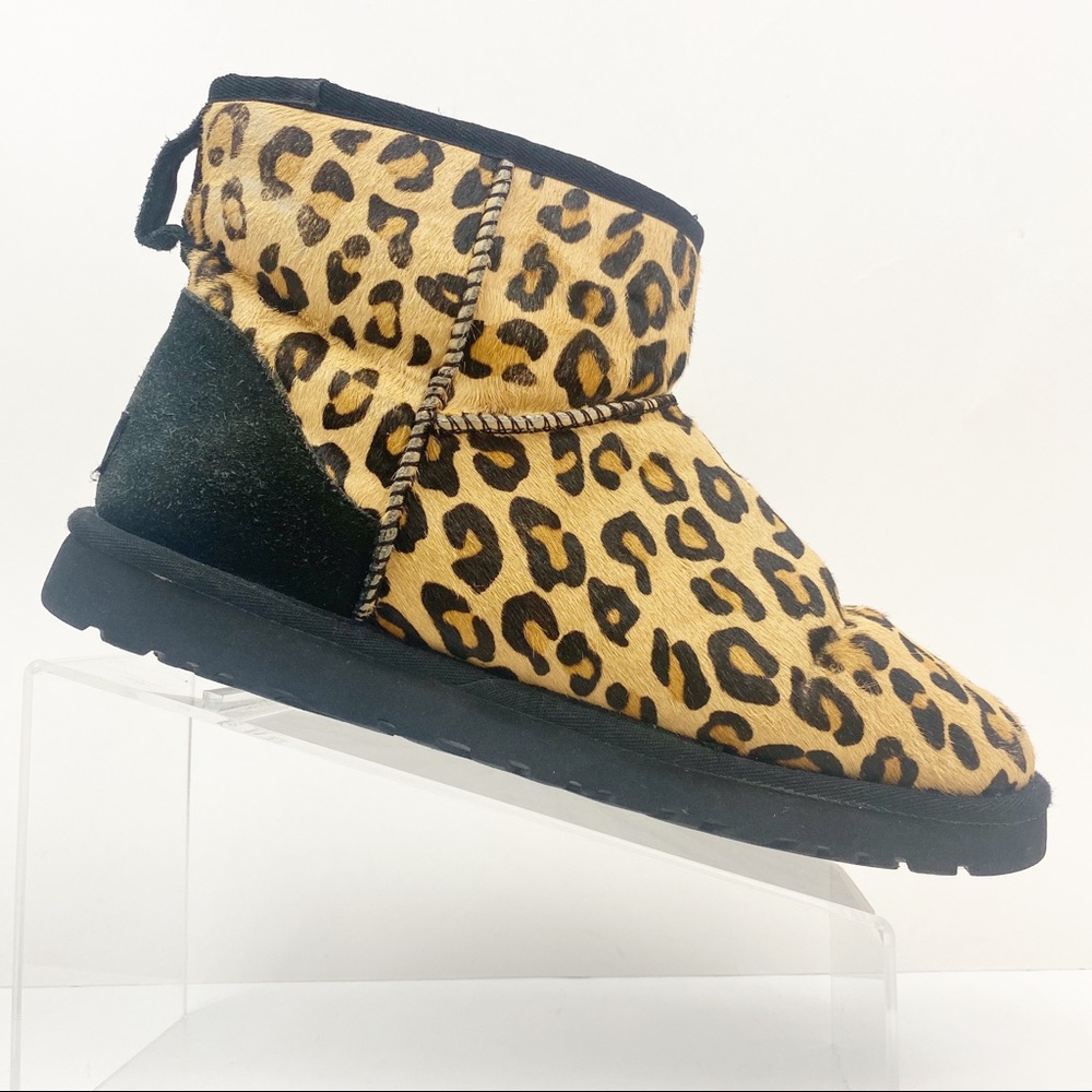 Ugg Classic Leopard Mini Boots Size 10 - Picture 6 of 8